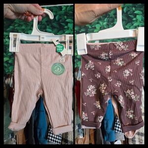 Little Planet 2 Pack Of Pants NWT Newborn